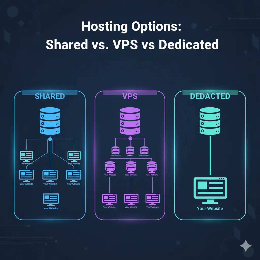 Shared vs VPS vs Dedicated Hosting AvenaCloud