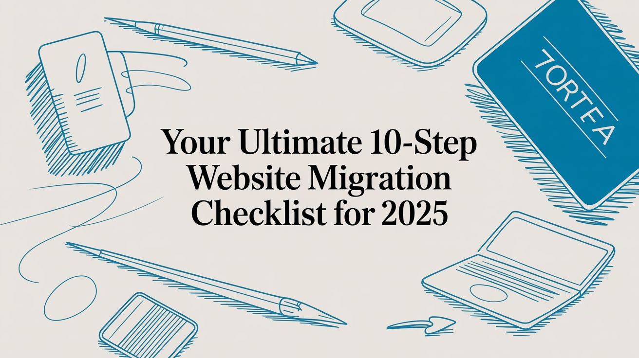 website migration checklist work tools