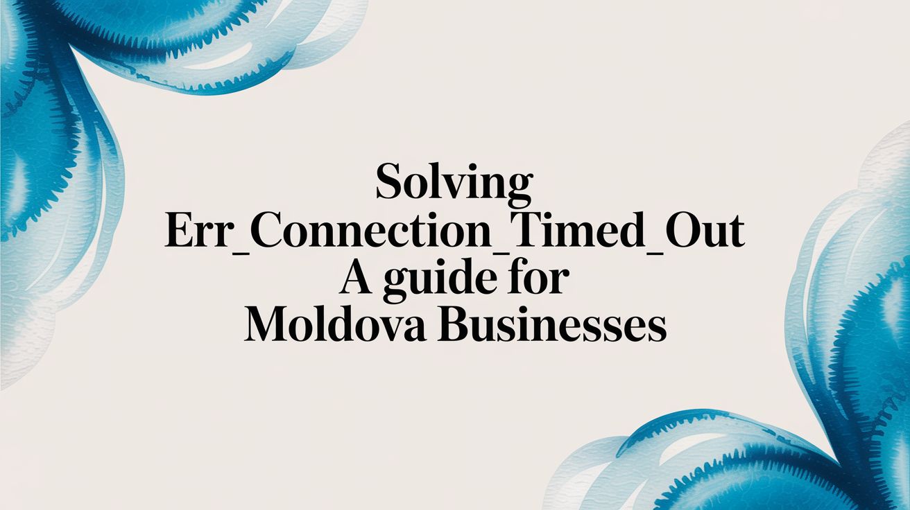 err connection timed out guide cover