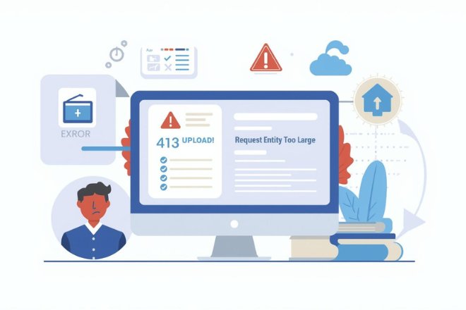 error 413 upload error