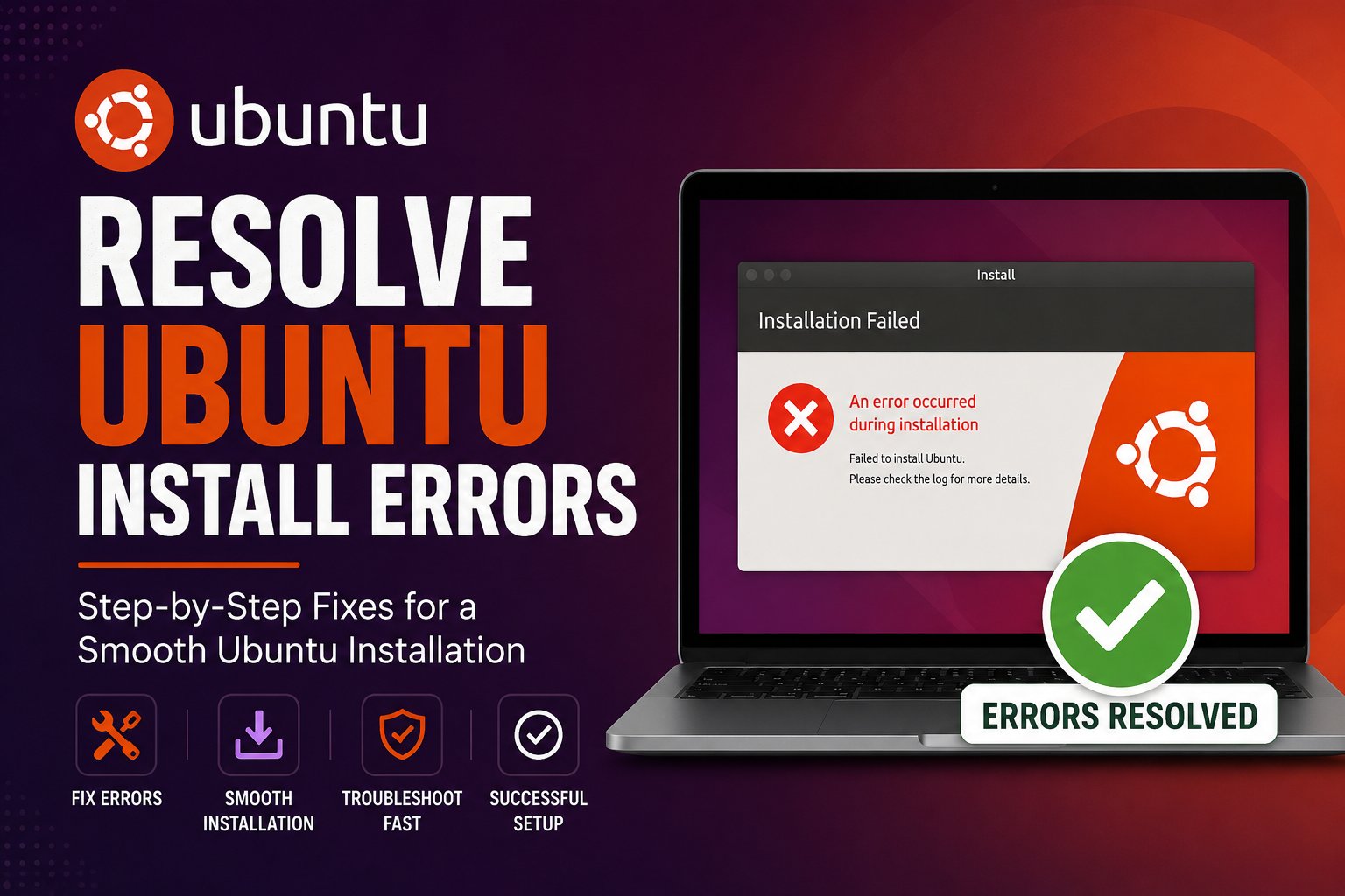 ubuntu install errors error resolution