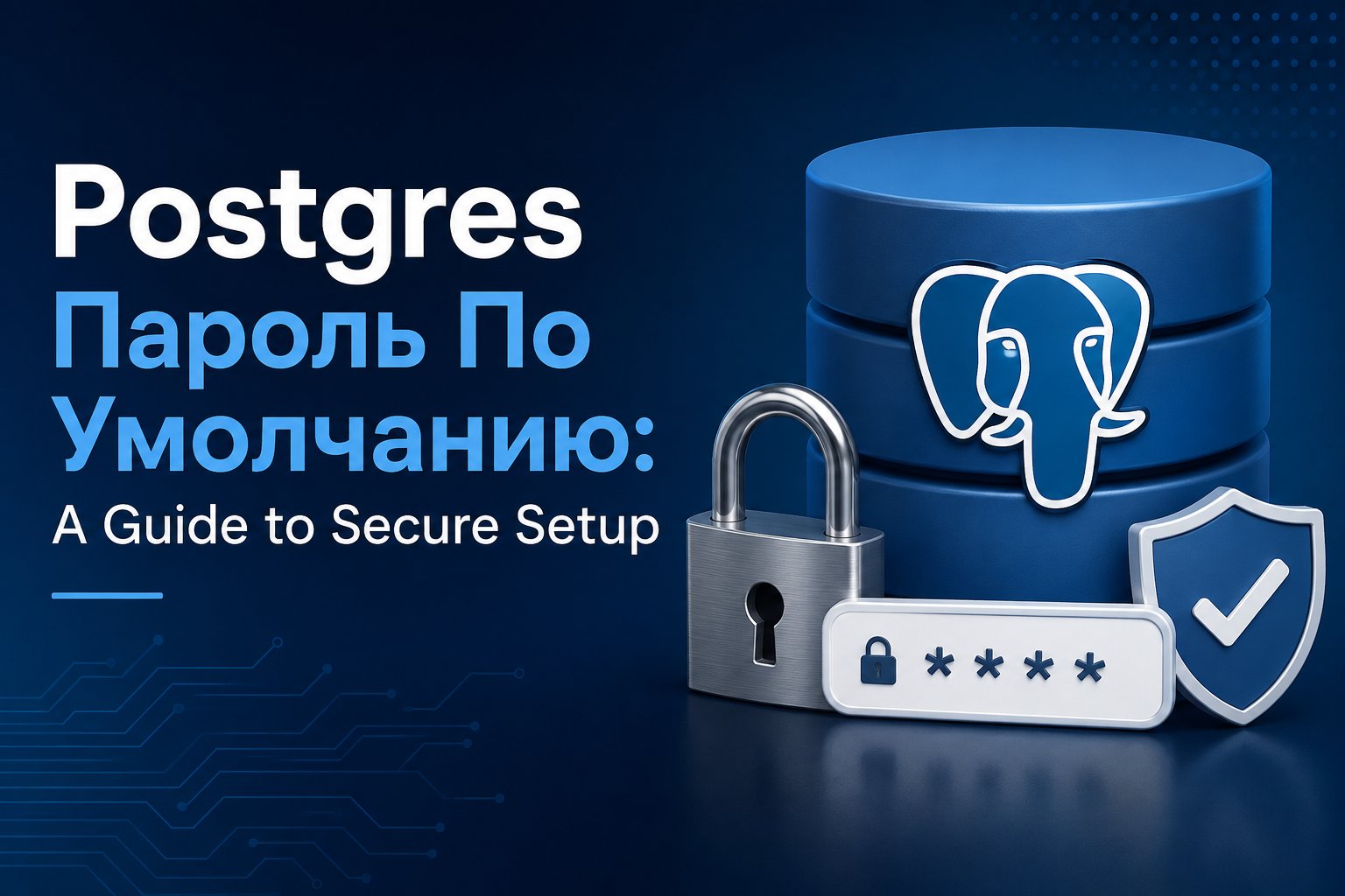 postgres default password database security