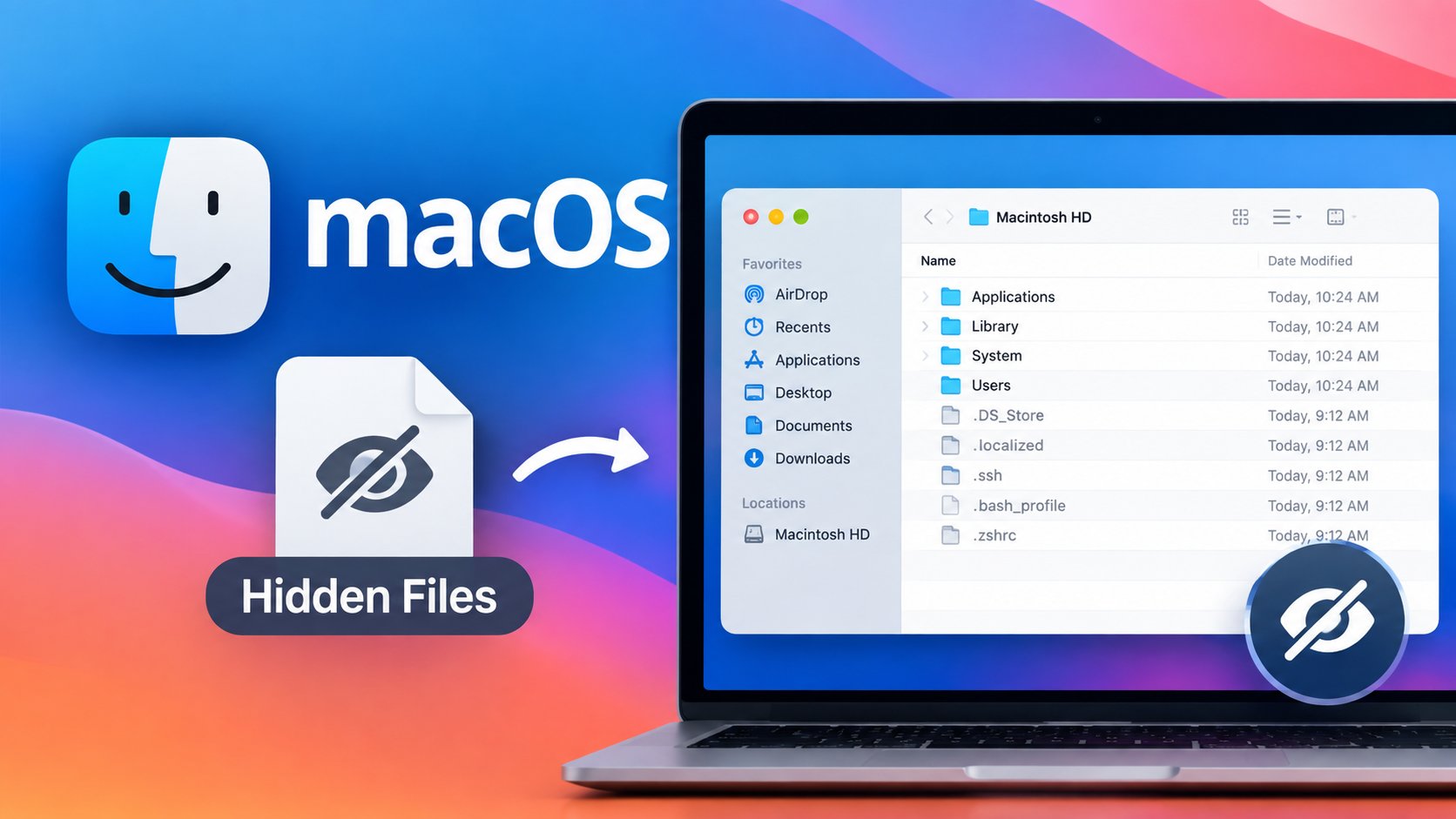 mac os show hidden files finder