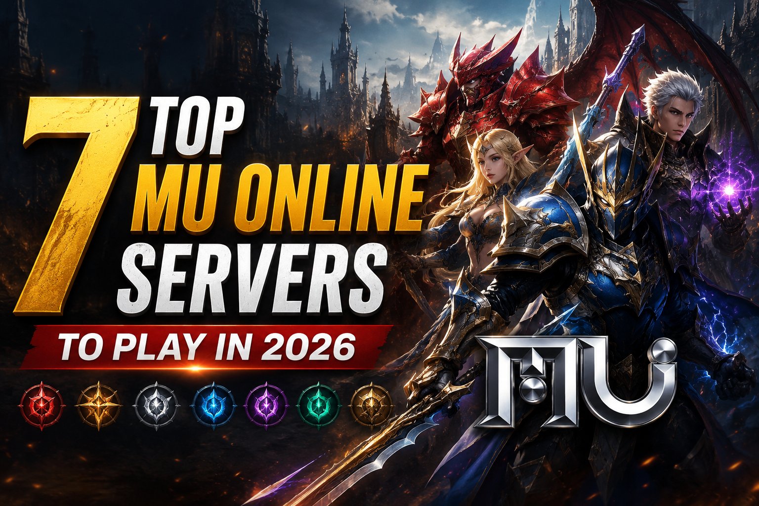 top mu online servers game poster